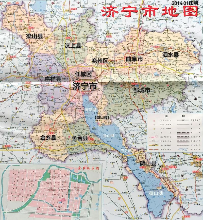 济宁市中区地图（济宁市中区是哪个区）