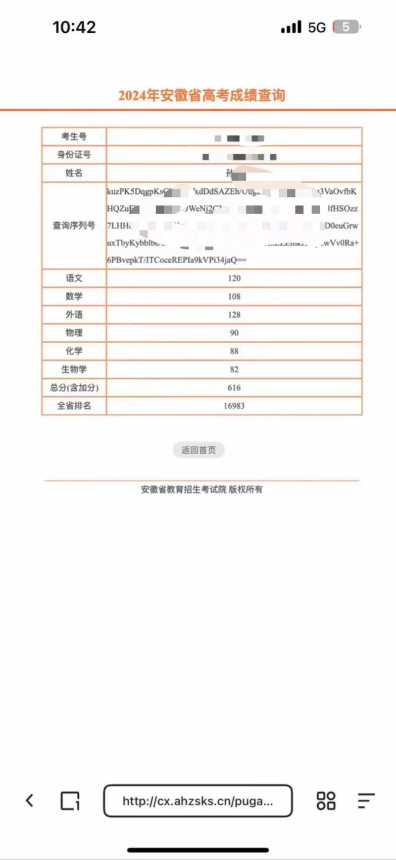 2023高考成绩查询（2023高考成绩查询安徽）