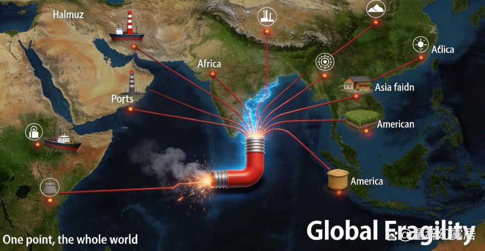 看图：霍尔木兹海峡船运量骤降