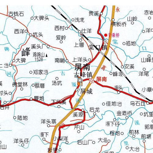 屏南县地图（屏南县地图高清版）