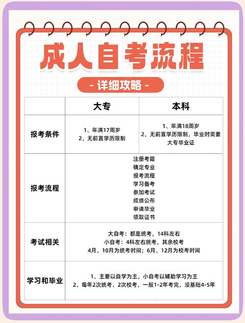 初中毕业生怎么自考大专（初中毕业生自考大专步骤）