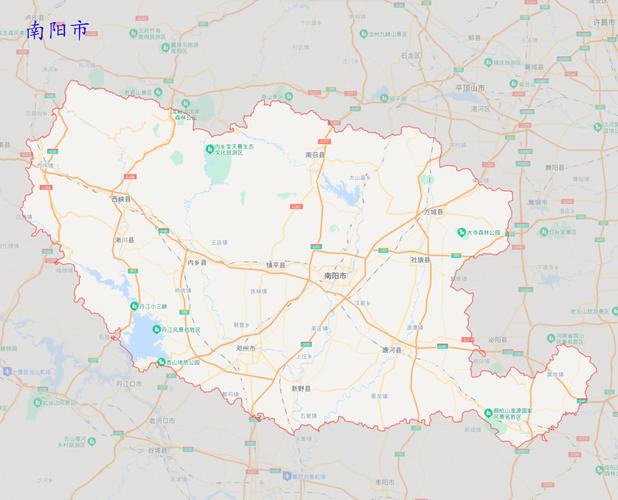 南召地图（南召地形图）