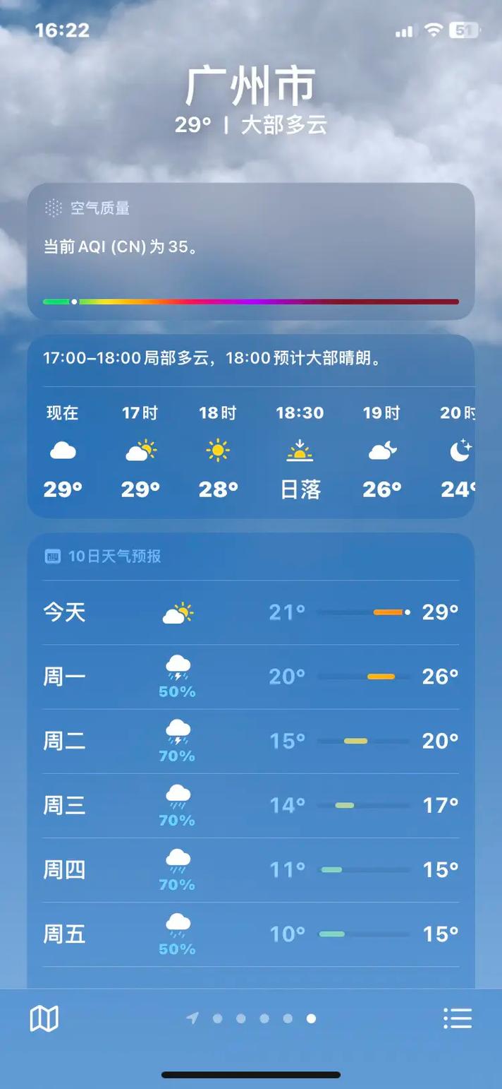 广州天气预报一周（广州天气预报一周 7天）