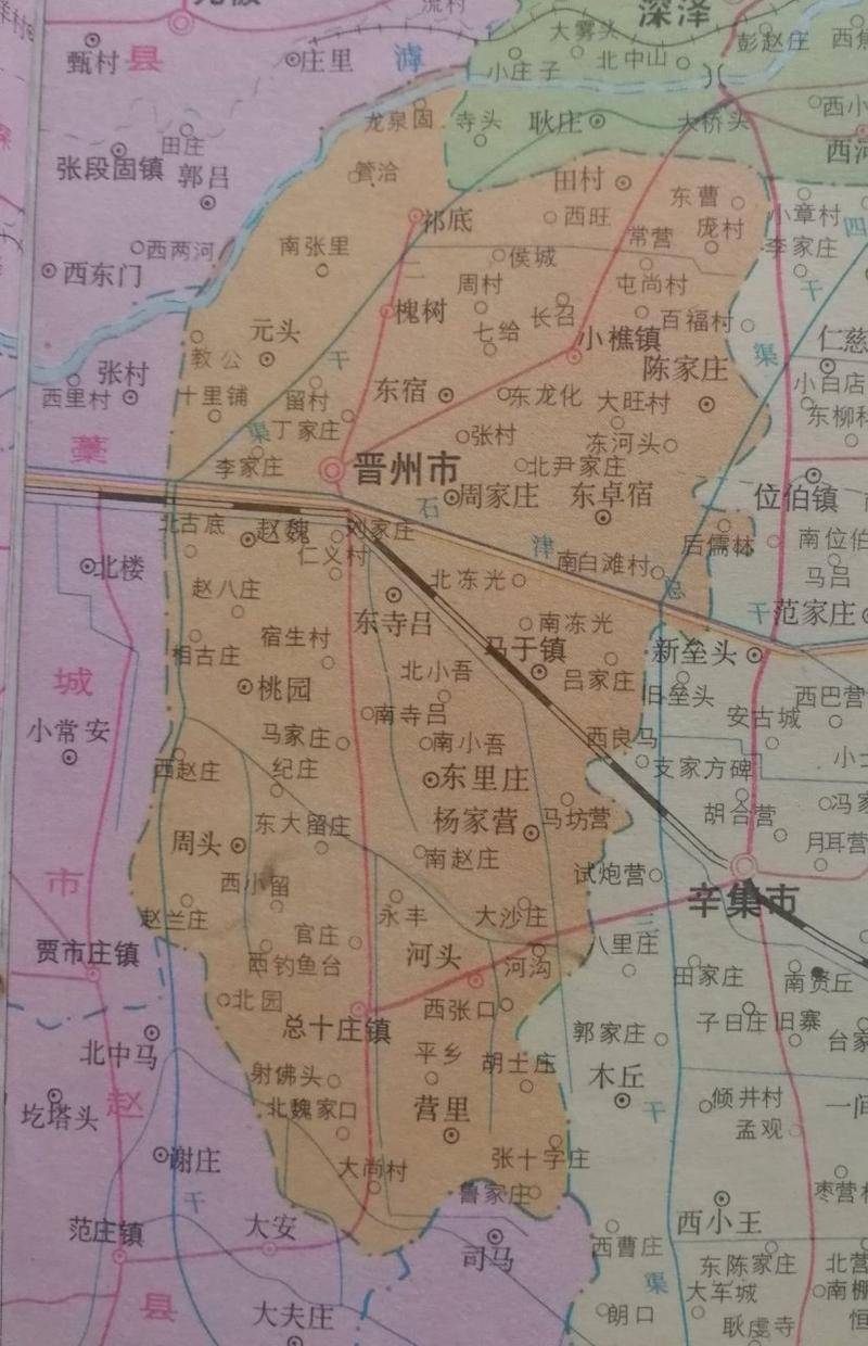 晋州地图(晋州地图高清卫星2019)