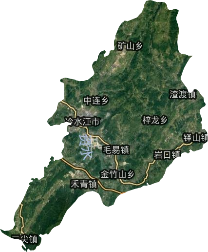 冷水江市地图（冷水江市属于哪个地区）