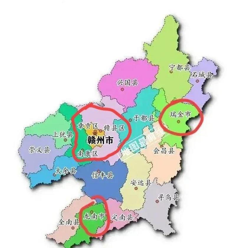 赣州市电子地图（赣州市地图下载）