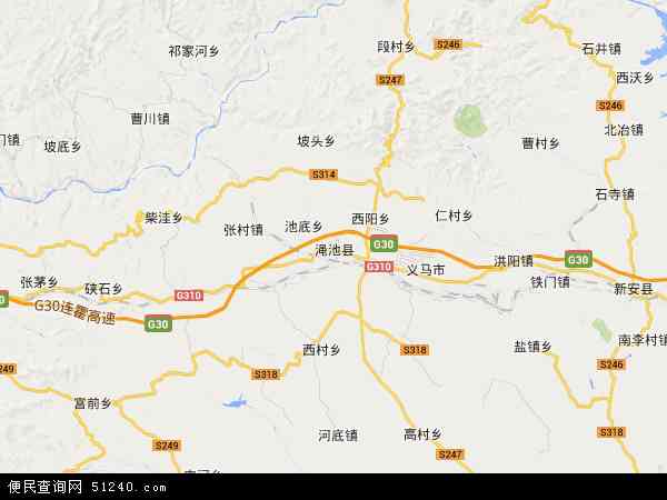 渑池县地图（渑池县卫星地图高清版,2019渑池县地图全图高清版）