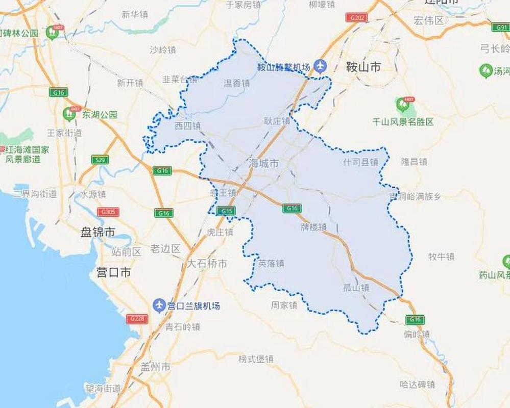 海城地图（海城地图完整版）
