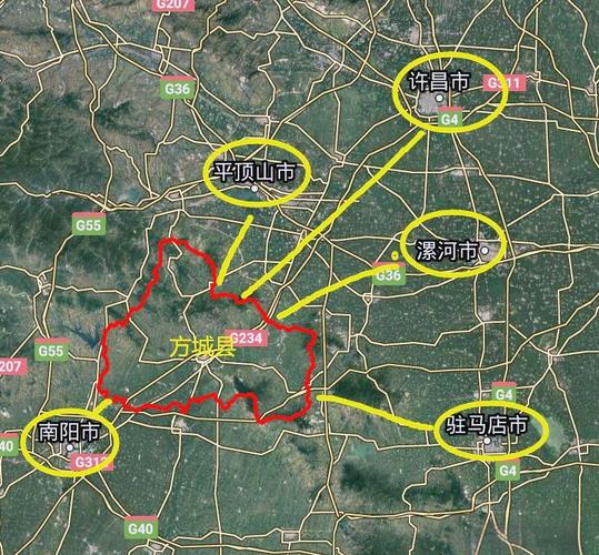 方城地图(方城地形图)