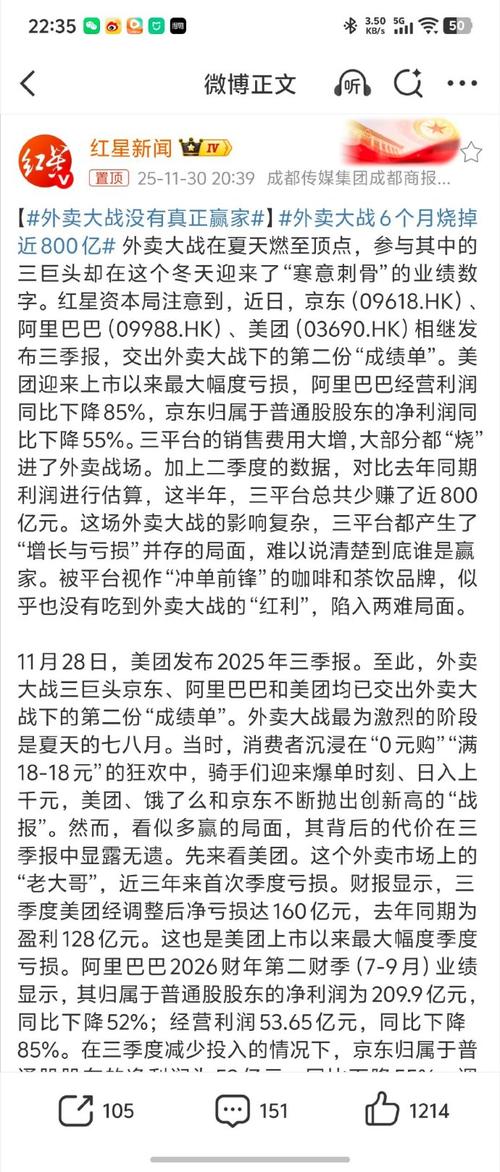 “外卖大战”后，美团全年业绩出炉→